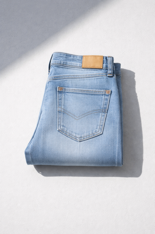 Selvage Denim Slim-Straight Jeans